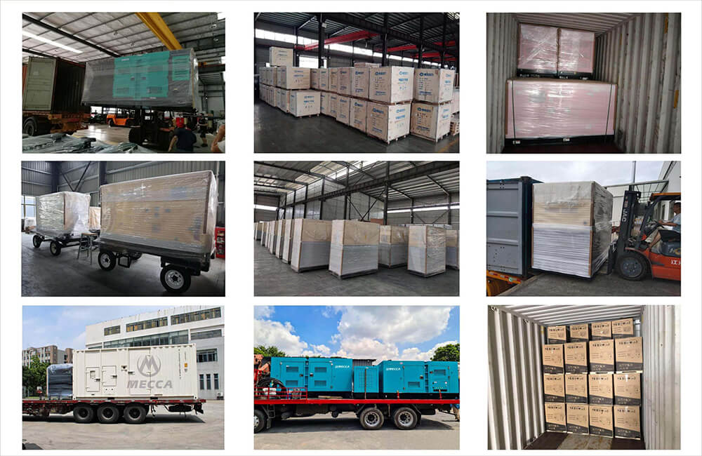 Frete e embalagem geradores