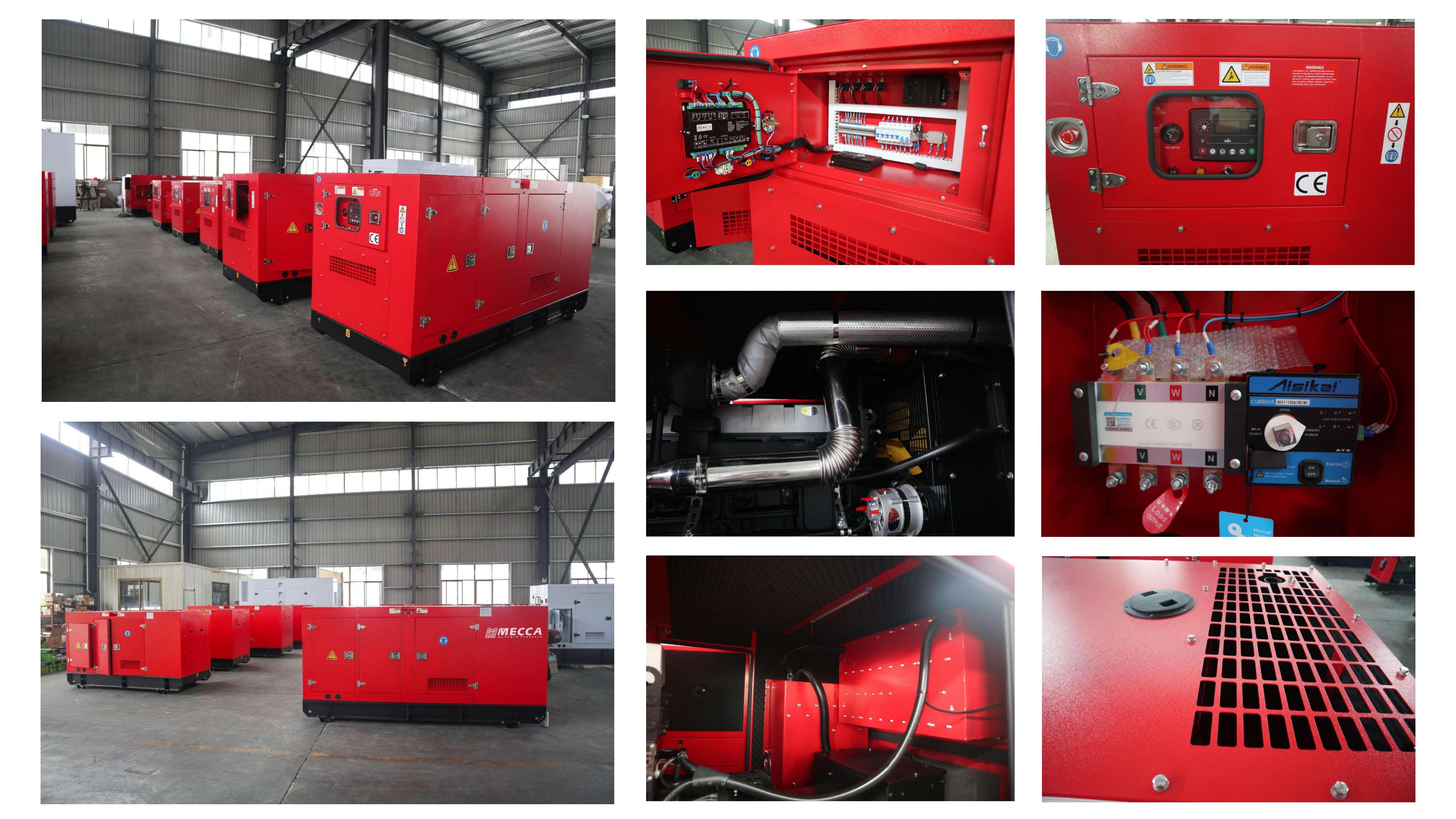 Detalhes do gerador silencioso