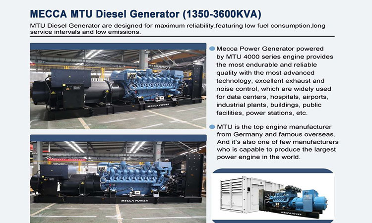 Meca MTU Series 4000 Diesel Generator 1350-3600KVA