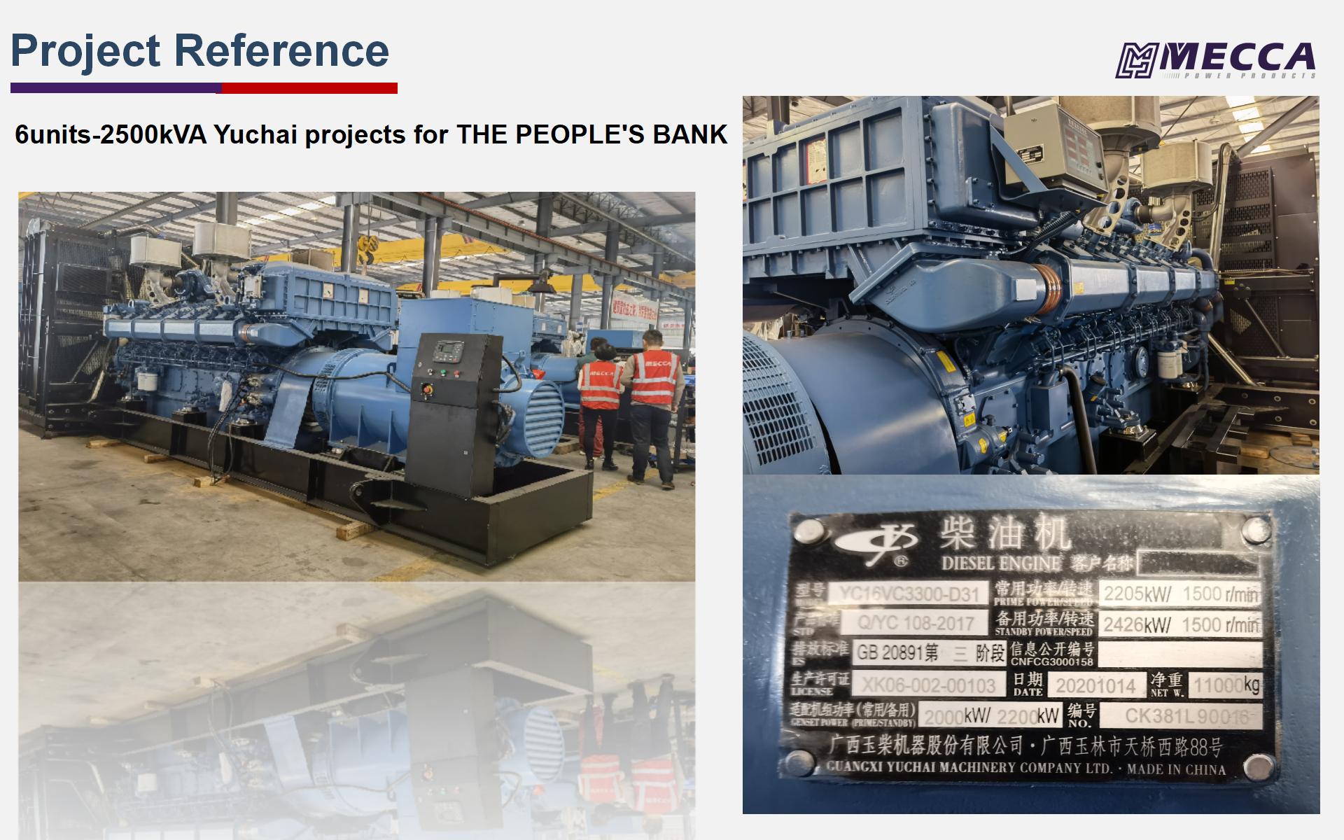 Projeto do gerador de Yuchai